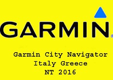 Garmin City Navigator Italy Greece NT 2016 Free Download