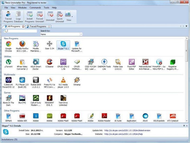 Revo Uninstaller Pro 3.1.7 Multi language Free Download