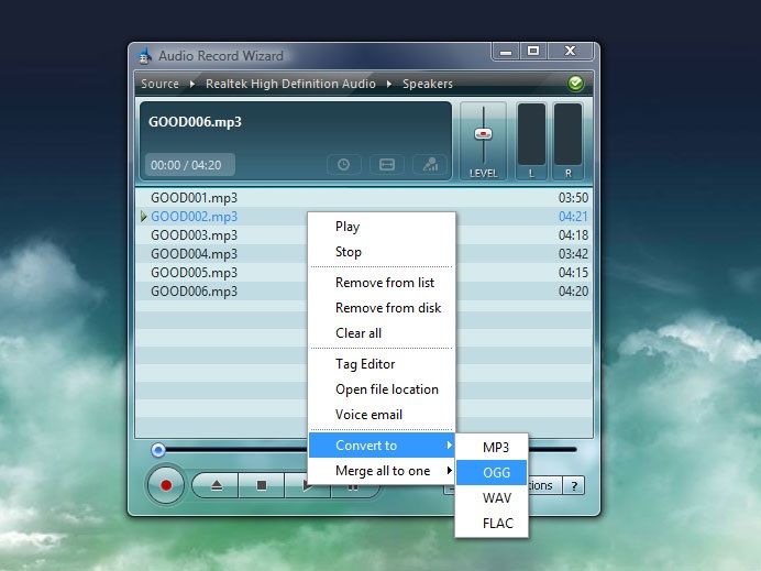 Audio Record Wizard Free Download