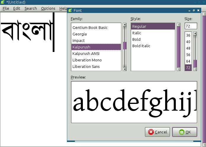 Download Bangla Word with Fonts Package