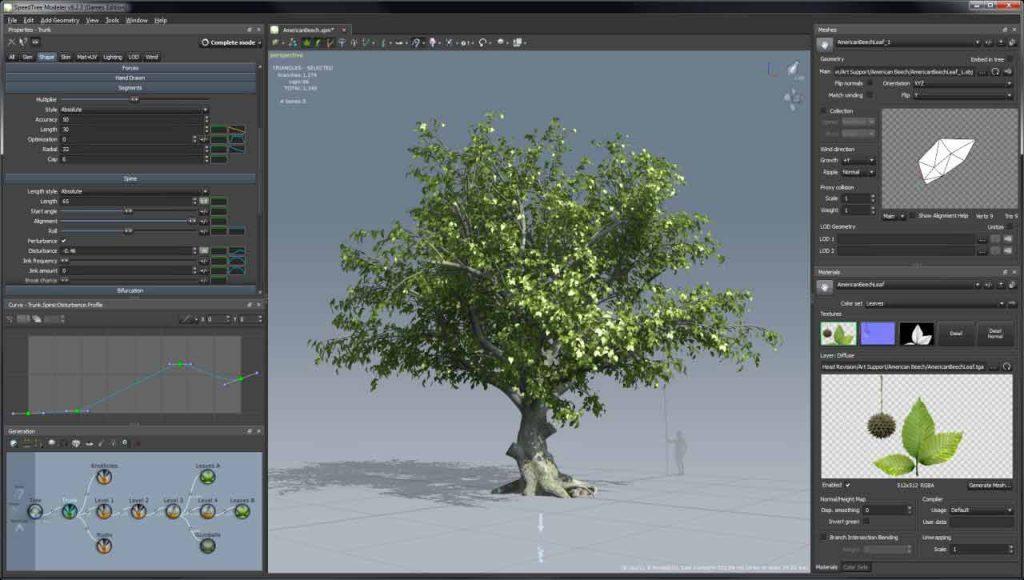 Download SpeedTree Cinema 8.1.3 x64 + Library + Subscription