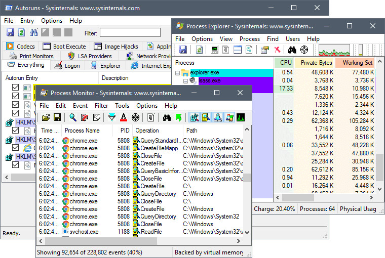 Sysinternals Suite 2018 Free Download